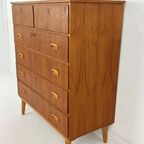 Scandinavisch Vintage Teak Fineren Ladekast Bjorli thumbnail 10