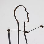 Unique Commissioned Steel Mannequin Art Work 1970S thumbnail 6