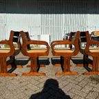 Space Age Eetkamerstoelen Set thumbnail 9