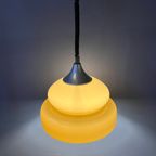 Mid Century Space Age Hanglamp - Vintage Beige Light Fixture thumbnail 4