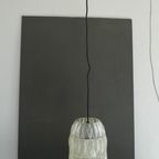 Vintage Kunststof Hanglamp Transparant thumbnail 3