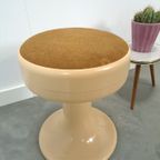 Space Age Tulip Kruk Beige Nr. 5 Vintage thumbnail 7