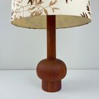 Vintage Xl Design Tafellamp - Teakhout Met Kap, Domus thumbnail 3