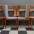 Set Of 6 Teak Dining Chairs By Henning Kjaernulf 1960S thumbnail 4