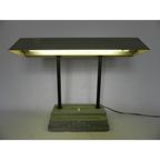 Art Deco Bureaulamp Sevadac Met Tl-Lamp thumbnail 4