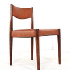 Set 6 Palissander Eetkamerstoelen Stoelen Vintage 'cellemuiden' thumbnail 3