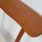 4 Vintage Deense Farstrup Stoelen Nieuw Gestoffeerd Pluche thumbnail 10
