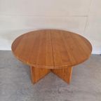 Vintage Massief Houten Uitschuifbare Eettafel Xl Design thumbnail 16