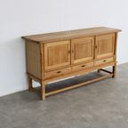 Brutalist Dressoir | Eiken | Sideboard | Jaren 60 | Deens (2) thumbnail 12