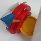 2x Vintage Ikea Memphis Style Lamp Ettore Sottsass thumbnail 6