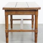 Functionele En Prachtige Antieke Tijdloze Uitschuifbare Eettafel Uit Eind 18e Eeuw thumbnail 9