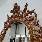 Grote Vintage Barok Brocante Rococo Spiegel Schouwspiegel 01 thumbnail 7