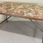 Gerecycled Hout En Metaal Eettafel, Tafel, 141 X 81 Cm thumbnail 11