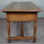 Antieke Side Table/ Dressoir Met Opbergruimte Onder Het Blad thumbnail 3