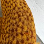 Vintage Okergele /oranje Cocktail Stoel / Eenzit / Clubzetel thumbnail 3