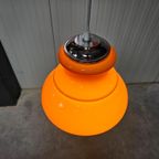 Vintage Hanglamp Oranje Glas thumbnail 2