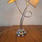 Vintage Design Tafel Lamp Chroom thumbnail 4