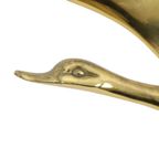 Messing Opvliegende Ganzen Mid Century Muurdecoratie Vogels thumbnail 3