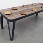 Design Maatwerk Tuintafel Outdoor Antraciet Staal Hardhout 8p thumbnail 22