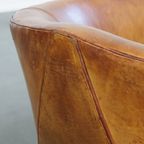 Geweldige, Unieke Vintage Schapenleren Design Fauteuil Van Bart Van Bekhoven thumbnail 11