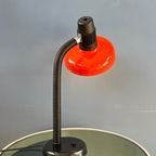 Rode Space Age Tafellamp Met Flexibele Arm thumbnail 2