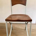 4 Vintage Design Eetkamerstoelen, Setprijs thumbnail 11