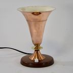 Mcm - Copper - ‘Trumpet’ Table Lamp - Made By Phillips, Probably Louis Kalff thumbnail 9