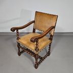 Matching Set / Castle Chairs / Neo Barok / Sheep Leather / 1900S thumbnail 22
