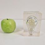 Vintage Lucite Gloeilamp Pierre Giraudon Ampoule Popart Art thumbnail 6