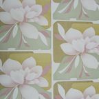 Retro Vintage Behang, Magnolia Bloemen Behang thumbnail 2