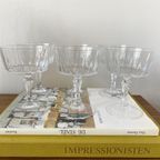 6X Vintage Champagne Coupes / Glazen / Cocktail Kristalglas thumbnail 3