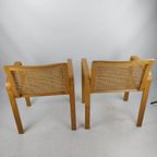 Beech Wood And Webbing Chair By Olivo Pietro Italy 1970S thumbnail 4