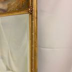 Grote Antieke Spiegel Met Bladgoud Lijst 173 X 92Cm thumbnail 5
