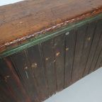 Spanisch Chestnut Wood Side Board Antiqu Bar Counter. Butcher Bar Counter thumbnail 15