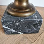 Prachtige Bronzen Buste Van Een Jonge Dame - 19e Eeuw thumbnail 11