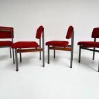 Set Van 4 Pali Eetkamerstoelen Van Louis Van Teeffelen, 1960 thumbnail 8