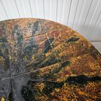 Vintage Tegeltafel Rond, Keramiek, Salontafel, Fatlava thumbnail 10