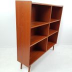 Vintage Deense Wandkast Boekenkast Teak Fineer thumbnail 9