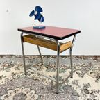 Vintage Formica Schoolbankje Uit Italie, 1960’S thumbnail 11