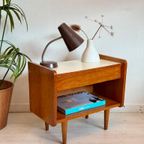 Vintage Midcentury Nachtkastje Jaren 60 Teak thumbnail 5