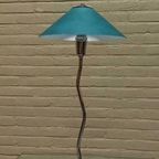 Vintage Frost Glass Tafellamp, Groen/blauw thumbnail 23