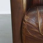 Unieke En Tijdloze, Exclusieve Rundleren Delta Chesterfield Aviator Fauteuil Met Een Mooie Kleure thumbnail 9