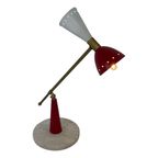 Attr. To - Stilnovo - Diabolo Desk Lamp - Mounted On A Marble Base thumbnail 2