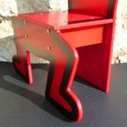 Keith Haring Kinderstoel / Decoratief Object Rood (nieuw!) thumbnail 12