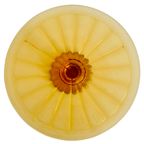 Art Deco Taartplateau Val St. Lambert Amber 1930’s thumbnail 5