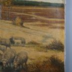 Schilderij Met Oud Hollands Heide Landschap thumbnail 6