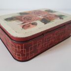 Vintage Koektrommel Blik Vintage Blikje Jaren 50 Fifties thumbnail 3