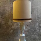 Corn-Cob Lamp Met Porseleinen Voet , Made In Italy, Jaren 70 thumbnail 6