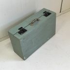 Brocante Gereedschapskist Koffer Hout thumbnail 6