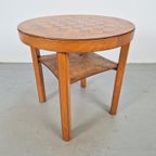 Art Deco Oostenrijkse Schaaktafel In Hout, 1930 Vintage thumbnail 7